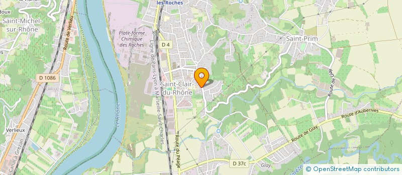 localisation de l'entreprise MONSIEUR FRANCOIS BRACOUD  SAINT-CLAIR-DU-RHONE