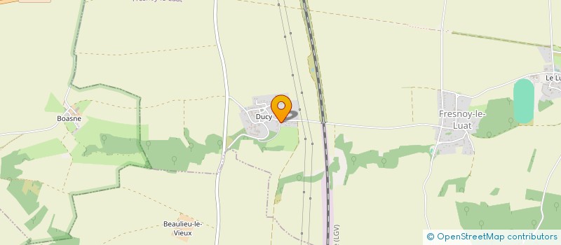 localisation de l'entreprise MONSIEUR FRANCOIS BRANCHE  FRESNOY-LE-LUAT