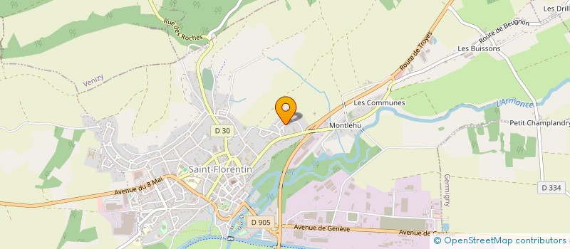 localisation de l'entreprise MONSIEUR FRANCOIS BRATON à SAINT-FLORENTIN