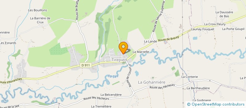 localisation de l'entreprise MONSIEUR FRANCOIS BRAULT  TIREPIED-SUR-SEE