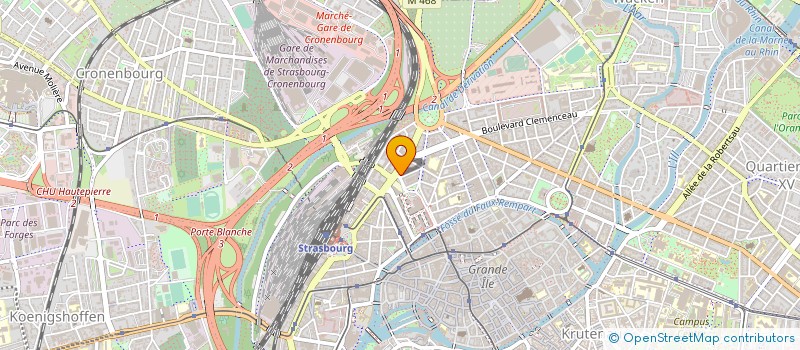 localisation de l'entreprise MONSIEUR FRANCOIS BRAUN à STRASBOURG