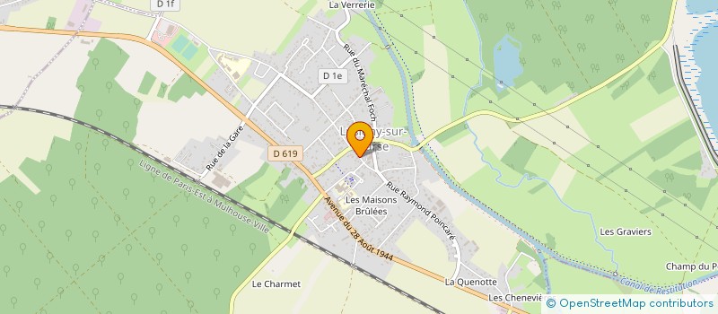 localisation de l'entreprise MONSIEUR FRANCOIS BREBANT  LUSIGNY-SUR-BARSE