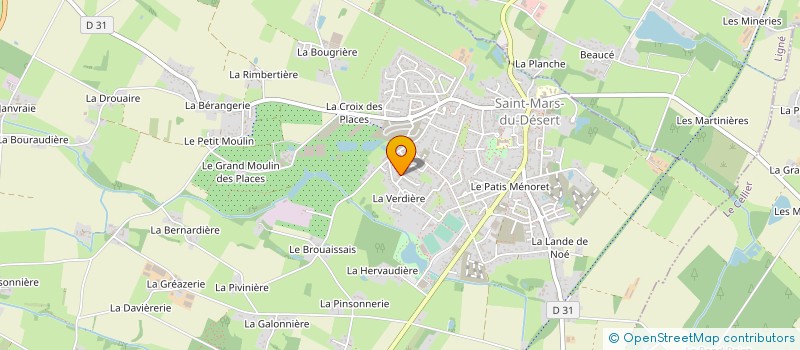 localisation de l'entreprise MONSIEUR FRANCOIS BRECHET  SAINT-MARS-DU-DESERT