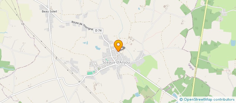 localisation de l'entreprise MONSIEUR FRANCOIS BRECHET  SCEAUX-D'ANJOU