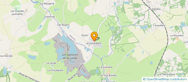 localisation de l'entreprise MONSIEUR FRANCOIS BRECHOTEAU  NESMY