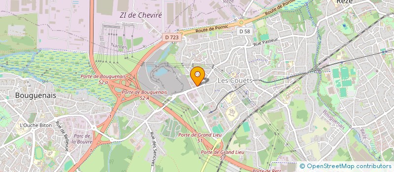 localisation de l'entreprise MONSIEUR FRANCOIS BREMAND  BOUGUENAIS