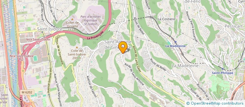 localisation de l'entreprise MONSIEUR FRANCOIS BRENAC  NICE