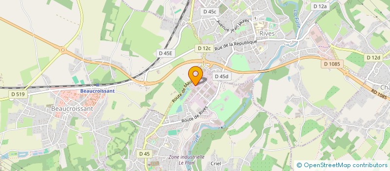 localisation de l'entreprise MONSIEUR FRANCOIS BRET  LA MURETTE