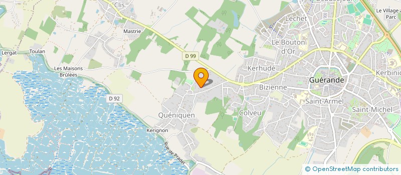 localisation de l'entreprise MONSIEUR FRANCOIS BRETESCHE  GUERANDE