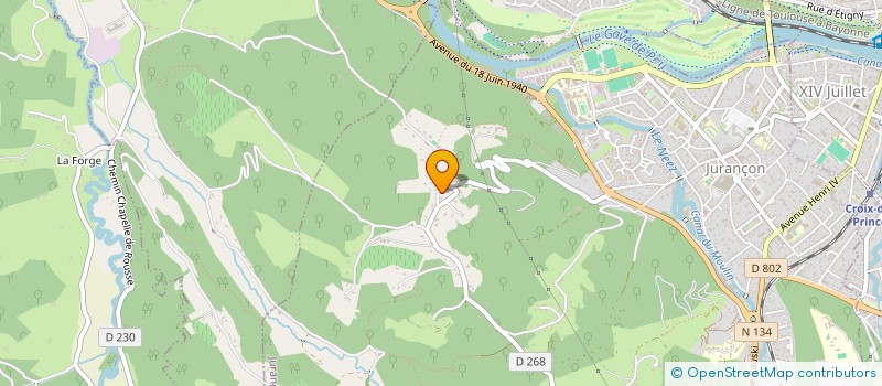 localisation de l'entreprise MONSIEUR FRANCOIS BRETOS  JURANCON