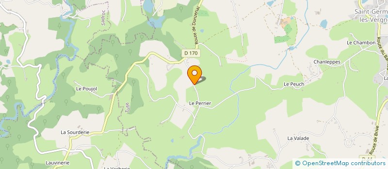 localisation de l'entreprise MONSIEUR FRANCOIS BREUIL  SAINT-GERMAIN-LES-VERGNES