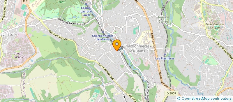 localisation de l'entreprise MONSIEUR FRANCOIS BREVET à CHARBONNIERES-LES-BAINS