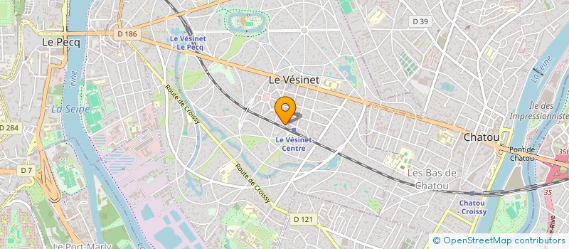 localisation de l'entreprise MONSIEUR FRANCOIS BRIANT  LE VESINET