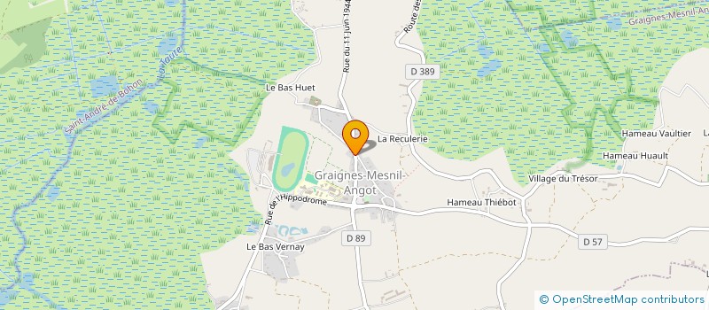 localisation de l'entreprise MONSIEUR FRANCOIS BRIAULT  GRAIGNES-MESNIL-ANGOT