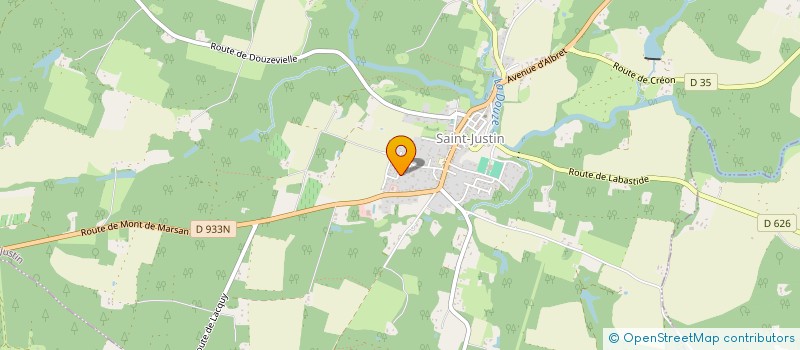 localisation de l'entreprise MONSIEUR FRANCOIS BRIDET  SAINT-JUSTIN