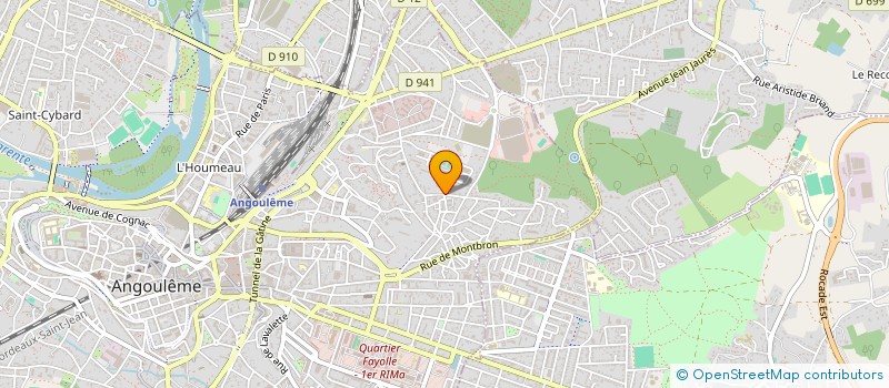 localisation de l'entreprise MONSIEUR FRANCOIS BRIFFAUD à ANGOULEME