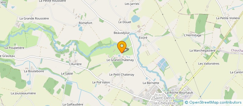 localisation de l'entreprise MONSIEUR FRANCOIS BRISARD à SAINT-DENIS-LA-CHEVASSE