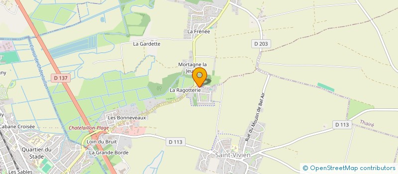 localisation de l'entreprise MONSIEUR FRANCOIS BRISSAUD à SAINT-VIVIEN