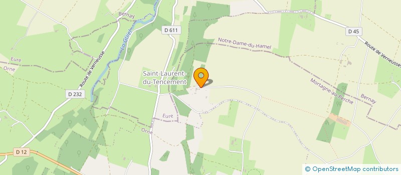 localisation de l'entreprise MONSIEUR FRANCOIS BRIZARD à LA FERTE-EN-OUCHE