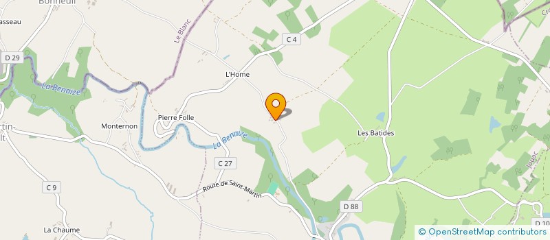 localisation de l'entreprise MONSIEUR FRANCOIS BROCHE à JOUAC