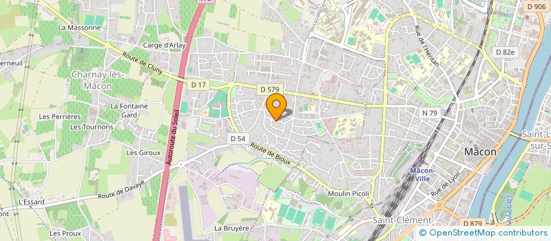 localisation de l'entreprise MONSIEUR FRANCOIS BROCHET à CHARNAY-LES-MACON