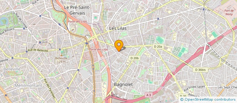 localisation de l'entreprise MONSIEUR FRANCOIS BROCHET à BAGNOLET