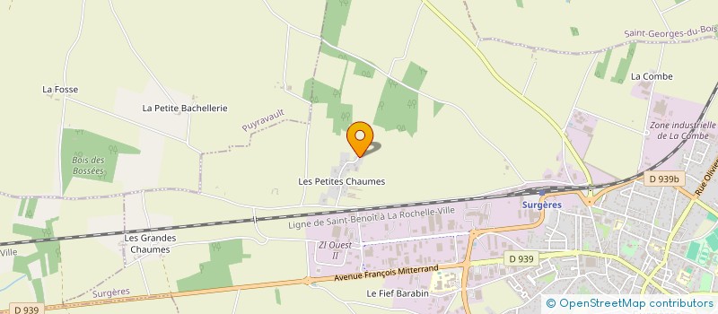 localisation de l'entreprise MONSIEUR FRANCOIS BRONFEN à SURGERES