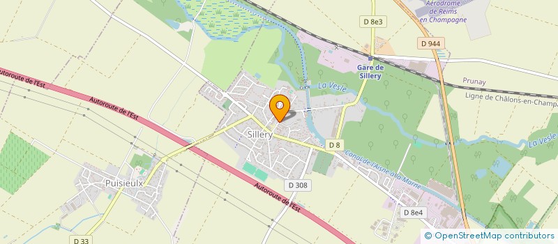 localisation de l'entreprise MONSIEUR FRANCOIS BROUILLARD  SILLERY