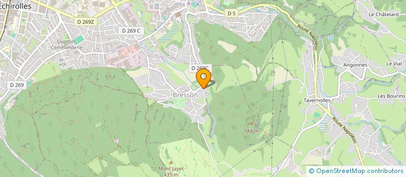 localisation de l'entreprise MONSIEUR FRANCOIS BROUZENG-LACOUSTILLE  BRESSON