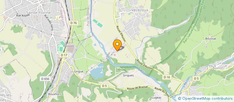 localisation de l'entreprise MONSIEUR FRANCOIS BRUN à VEZEZOUX
