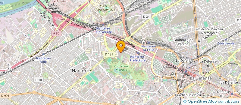 localisation de l'entreprise MONSIEUR FRANCOIS BRUN à NANTERRE