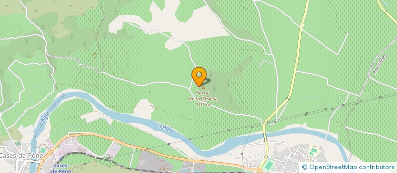 localisation de l'entreprise MONSIEUR FRANCOIS BRUNET  PEYRESTORTES