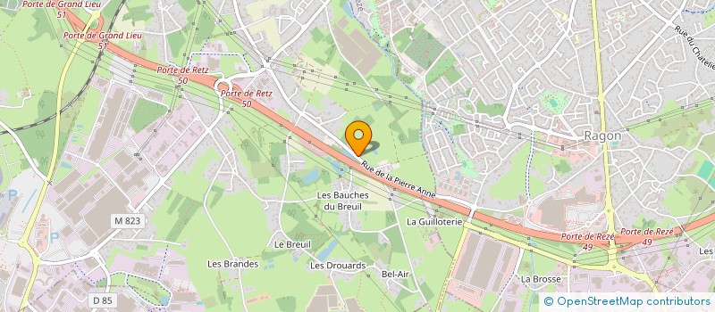 localisation de l'entreprise MONSIEUR FRANCOIS BRUNET à BOUGUENAIS