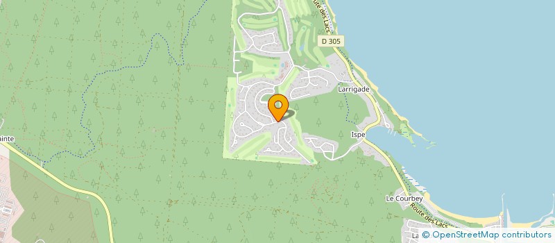 localisation de l'entreprise MONSIEUR FRANCOIS BRUNETTI  BISCARROSSE