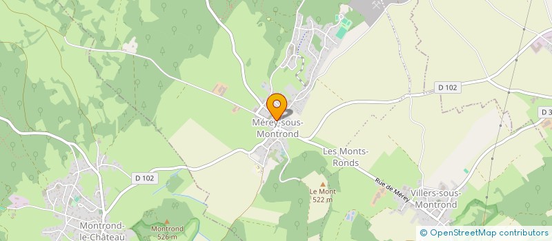 localisation de l'entreprise MONSIEUR FRANCOIS BRUSSET  LES MONTS-RONDS