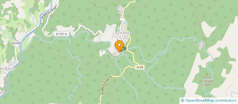 localisation de l'entreprise MONSIEUR FRANCOIS BUCCHINI  ZICAVO