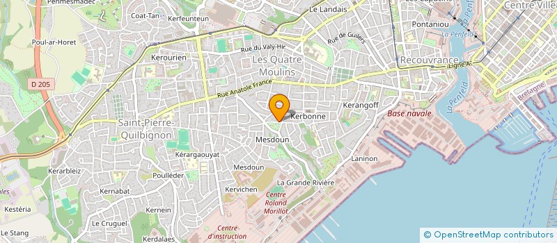 localisation de l'entreprise MONSIEUR FRANCOIS BUFFARD à BREST