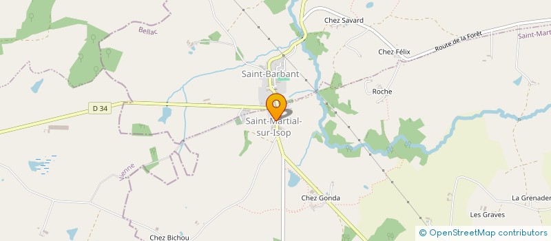 localisation de l'entreprise MONSIEUR FRANCOIS BUGNICOURT  SAINT-MARTIAL-SUR-ISOP