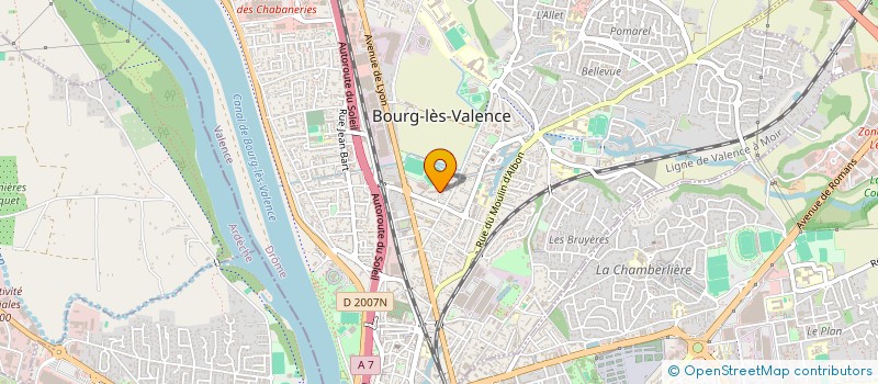 localisation de l'entreprise MONSIEUR FRANCOIS BUINOUD à BOURG-LES-VALENCE