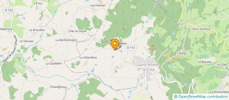 localisation de l'entreprise MONSIEUR FRANCOIS BUISSON à SAINTE-CATHERINE