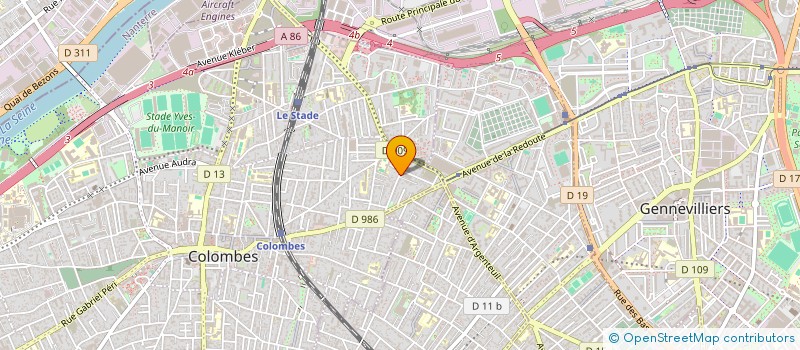 localisation de l'entreprise MONSIEUR FRANCOIS BUIXAN à COLOMBES