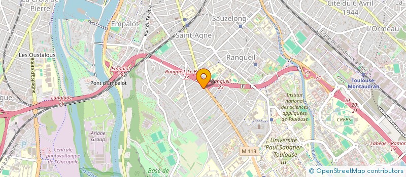 localisation de l'entreprise MONSIEUR FRANCOIS BUJADOUX à TOULOUSE