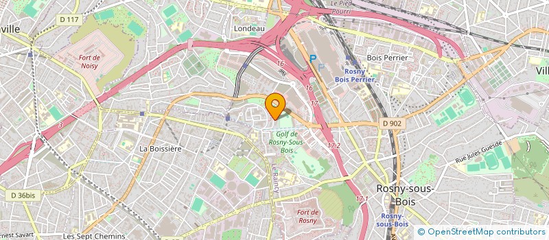 localisation de l'entreprise MONSIEUR FRANCOIS BULTEAU à ROSNY-SOUS-BOIS