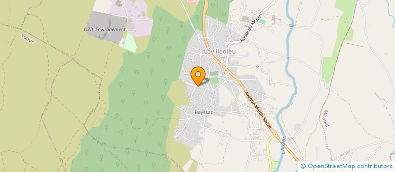 localisation de l'entreprise MONSIEUR FRANCOIS BURBAN  LAVILLEDIEU