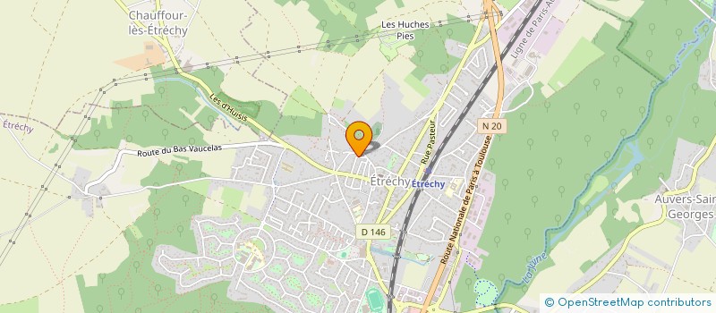 localisation de l'entreprise MONSIEUR FRANCOIS BURET  ETRECHY