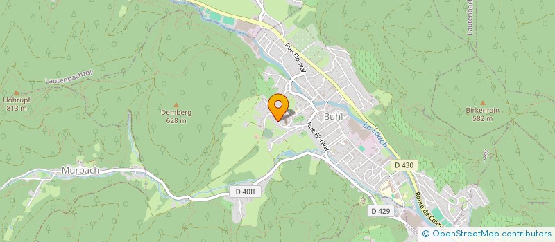 localisation de l'entreprise MONSIEUR FRANCOIS BURGHARD  BUHL