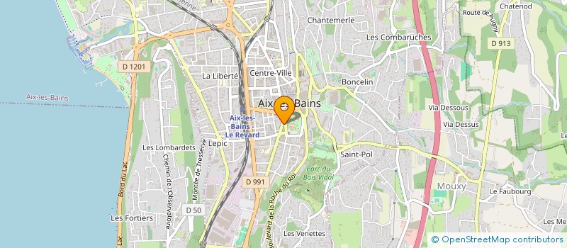 localisation de l'entreprise MONSIEUR FRANCOIS BURTIN à AIX-LES-BAINS