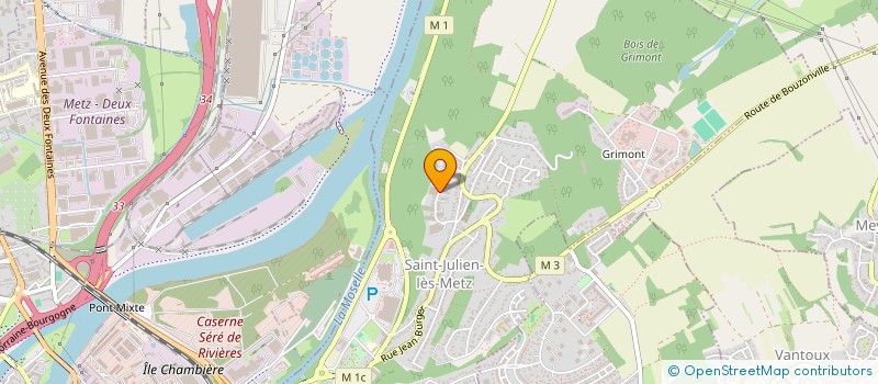 localisation de l'entreprise MONSIEUR FRANCOIS CABASET  SAINT-JULIEN-LES-METZ