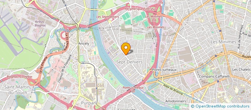 localisation de l'entreprise MONSIEUR FRANCOIS CABAUD à TOULOUSE