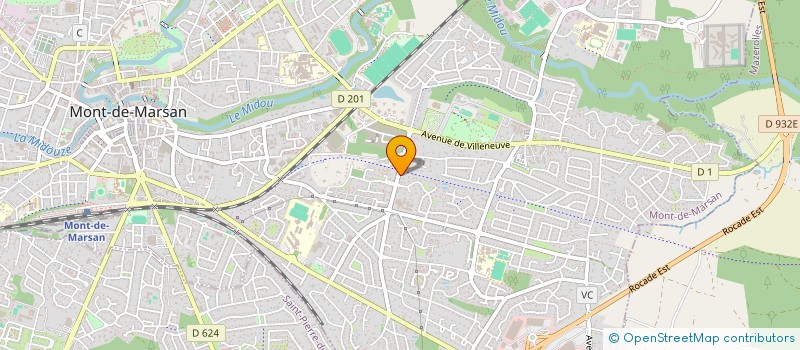 localisation de l'entreprise MONSIEUR FRANCOIS CABIRO  MONT-DE-MARSAN